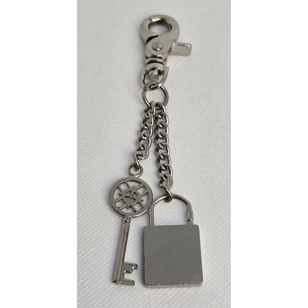 Nicola Miller Lock & Key Design Metal Keychain Fashion Accessory 05 - Picture 2 of 2